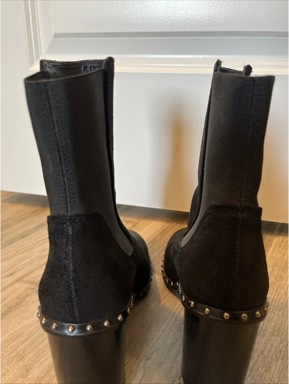 RAG AND BONE LADIES BLACK CHELSEA ANKLE BOOTS SIZE IT37/US7 MADE IN ITALY